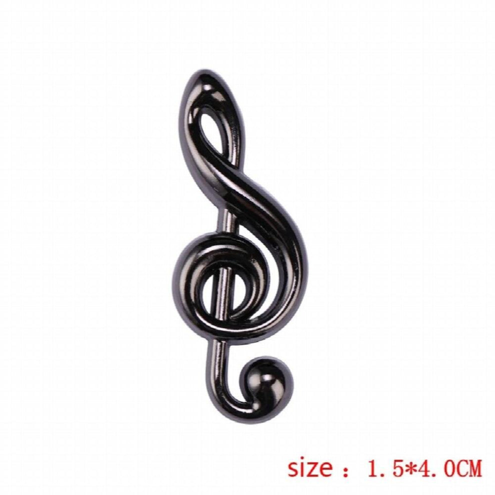 Microphone Musical Note Brooches Metal Badges Charm Women Men Brooch Pins Clothes Backpack Jewelry Accessories