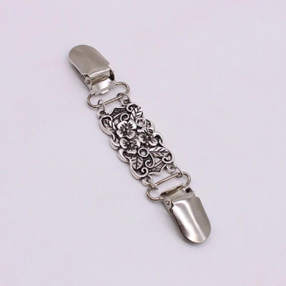 Cardigan Clip Sweater Shawl Clips Keeper Collar Duck-mouth Plated Metal Clip Brooch Holder Clothing Accessories Jewelry Gift