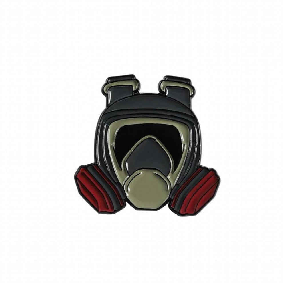 Interesting Cartoon Enamel Lapel Pins Sprinkle Salt Gas Mask Brooches Backpack Accessories for Jewelry