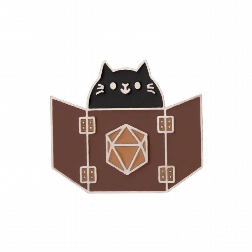 Cartoon Games Enamel Pins Role Playing Dungeon Cat Brooches Lapel Badges For Hot Backpack Jewelry For Fans
