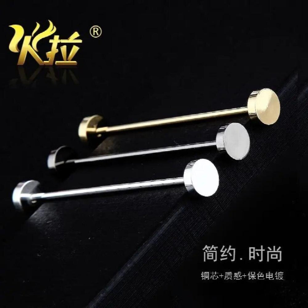 South mens suit collar BAR brooch pin rod word French shirt and tie rod pin cardigan