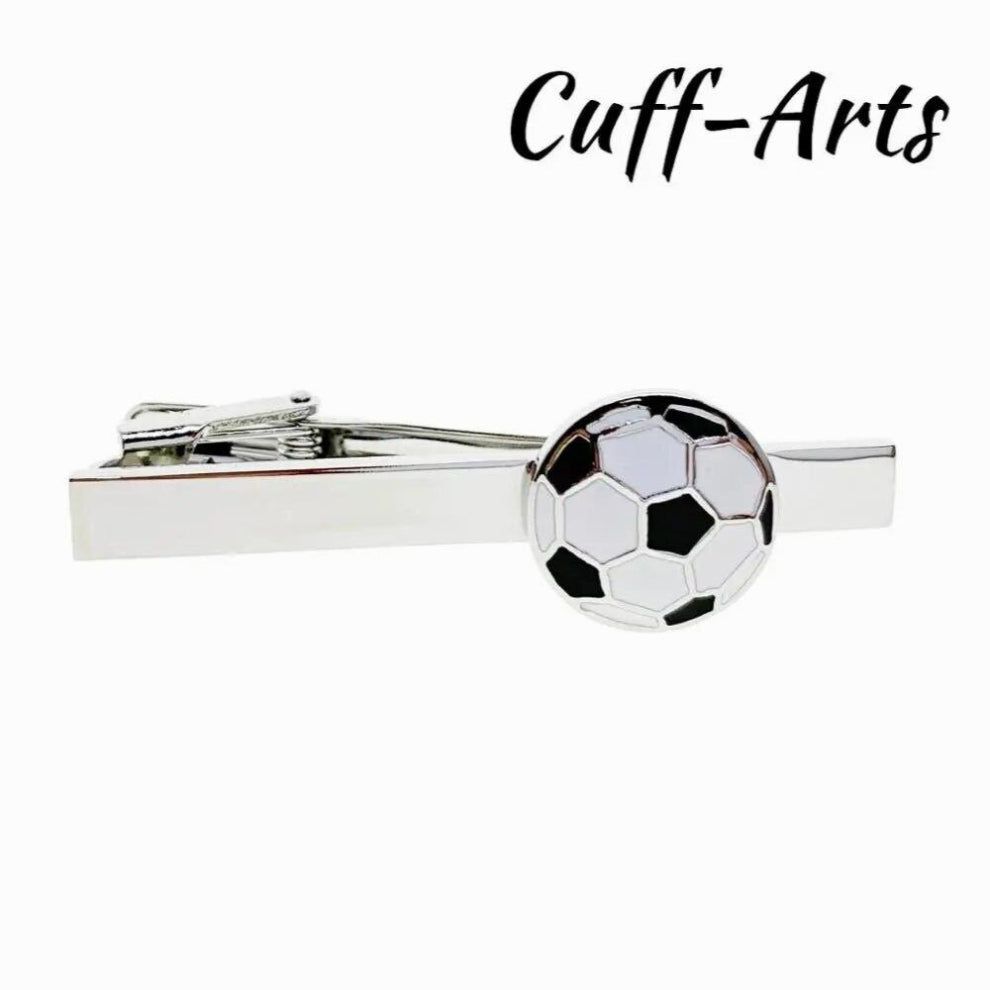 Tie Clip Football Tie Bar Clip Gift for Men Tie Bar Jewelry By Cuffarts T10060