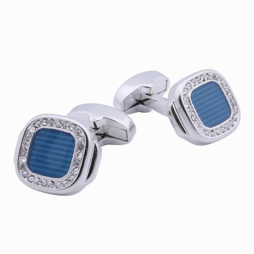 Cufflinks for Men with Gift Box, Tone Brown Polishing Enamel, Suit for Business French Shirt Tuxedo Suit