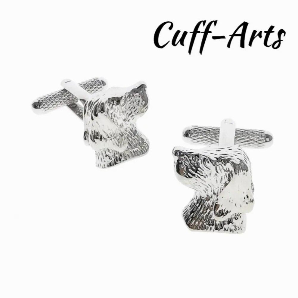 Cufflinks for Men Dog Head Cufflinks for Men Gemelos Les Boutons De Manchette by Cuffarts C10529