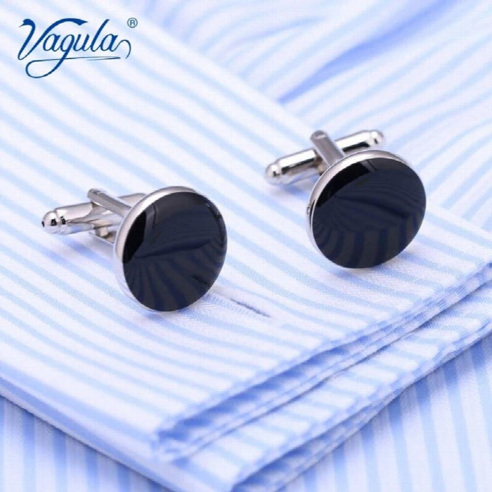 Classic Silver-color Plated Painting Copper Mens Cufflink Fathers Party Buttons Cufflinks 292