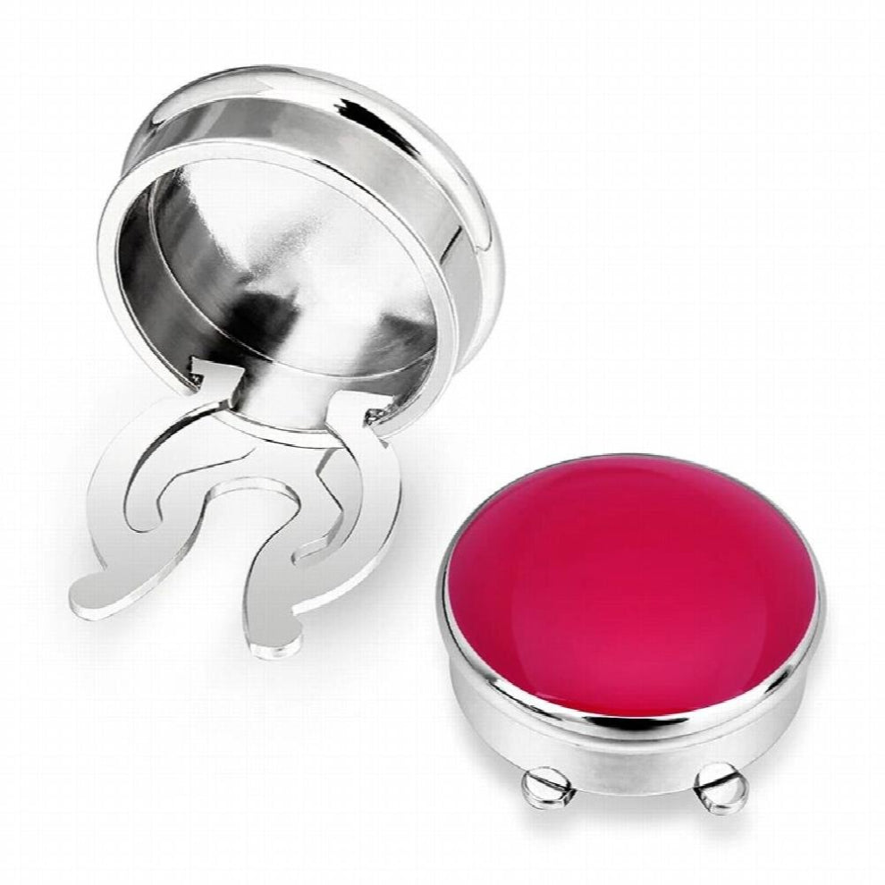 17 mm Button Covers French Cufflinks Bright-colored Enamel Inlaid for Men s Regular Shirts for choosing