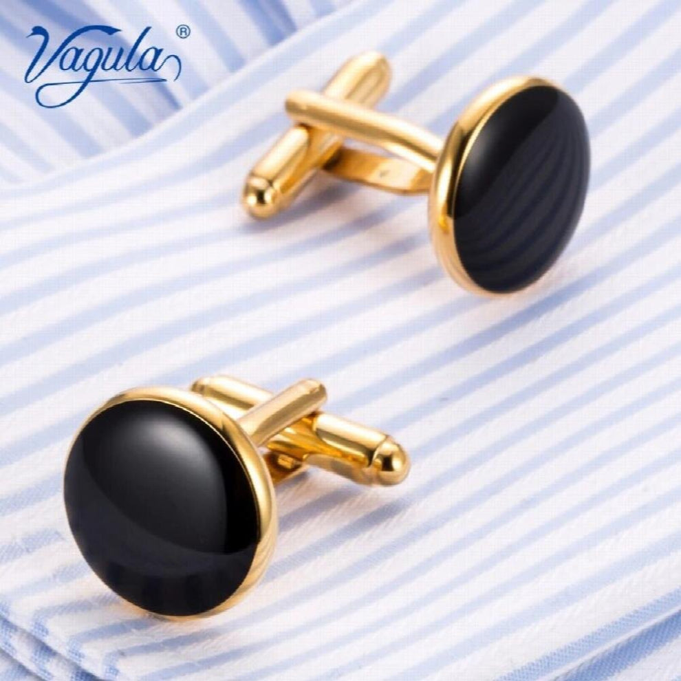 Classic Copper Painting Round Mens Cufflink Wedding Suit Shirt Buttons Cufflinks 801