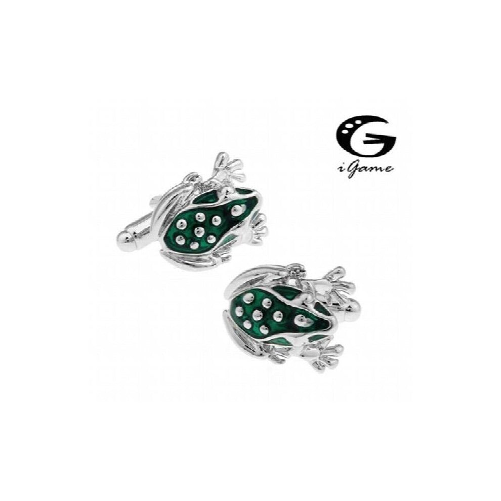iGame Supply Frog Cufflinks For Men Unique Frog