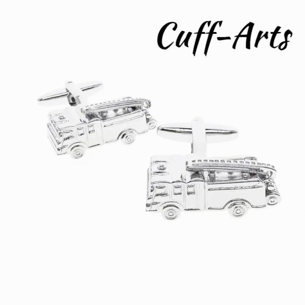 Fire Engine Firefighter Firemans Fire Fighter Cufflinks for Men Gemelos Les Boutons De Manchette by Cuffarts C10623