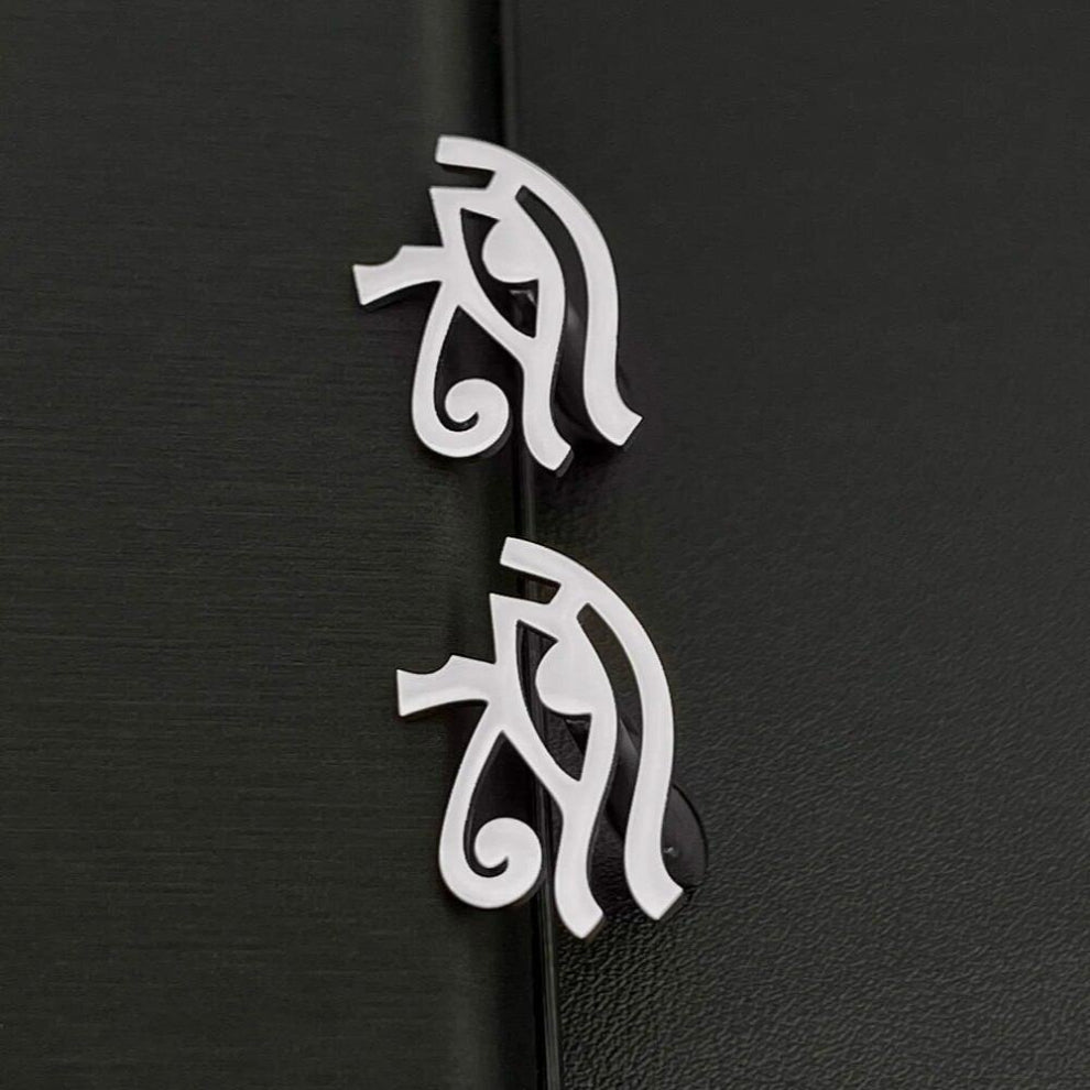 Ancient Egypt Eye of Horus Cufflinks for Mens Holy Eagle Head God Twins Stainless Steel Amulet Jewelry Wedding Party Accessories