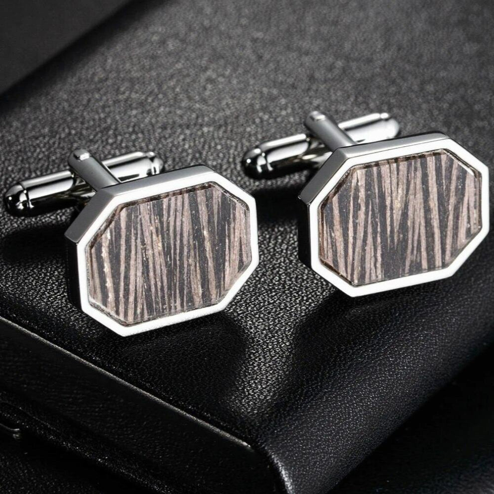 Men French Shirts Cufflinks Bussiness Shirt Buttons Classic Wedding Gift Silvery Brown Copper Cufflink Jewelry