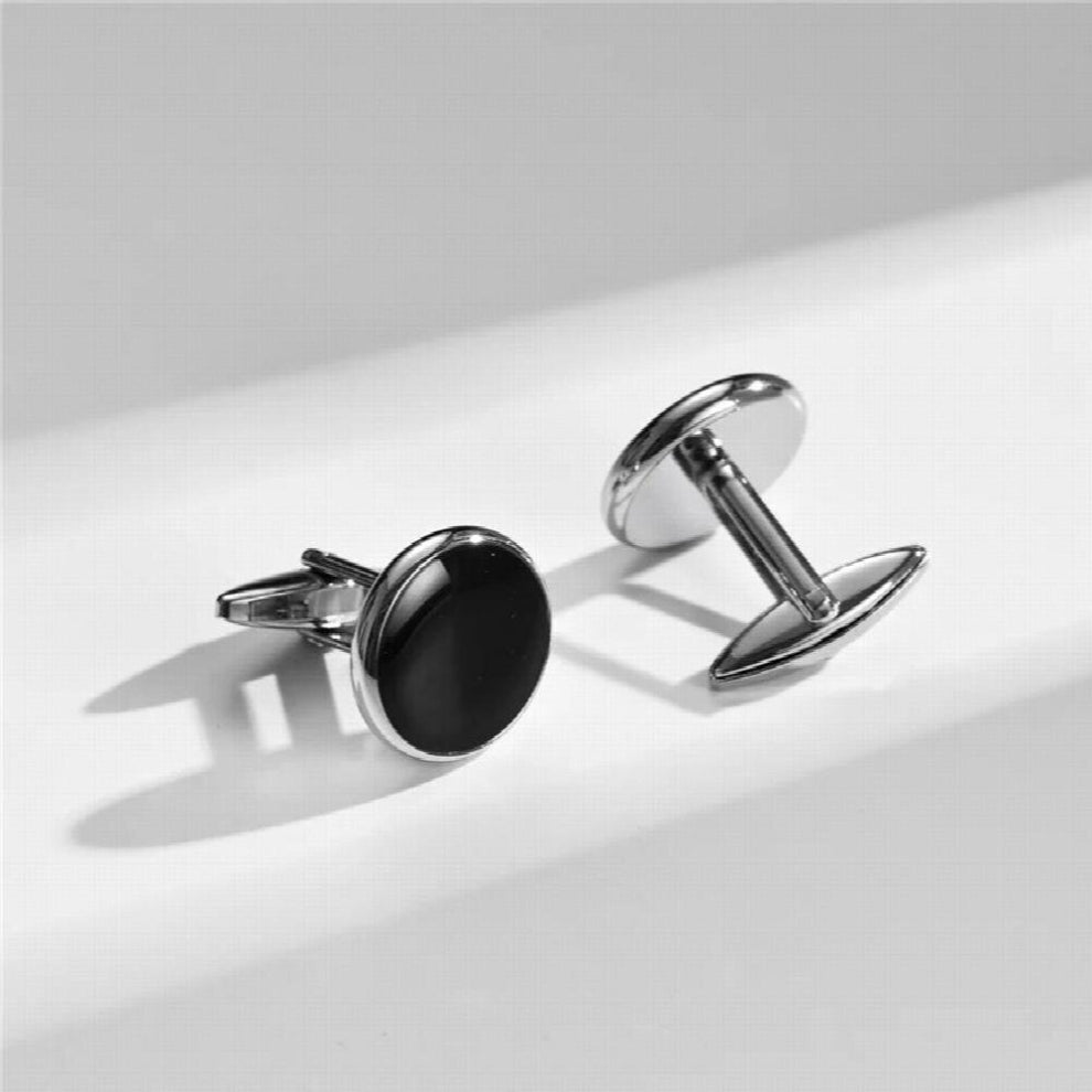 Cufflinks For Mens Set With Box Man Shirt Cufflink Wedding Accessory Jewelry Gift For Husband Father Mens Cufflink And Stud Set