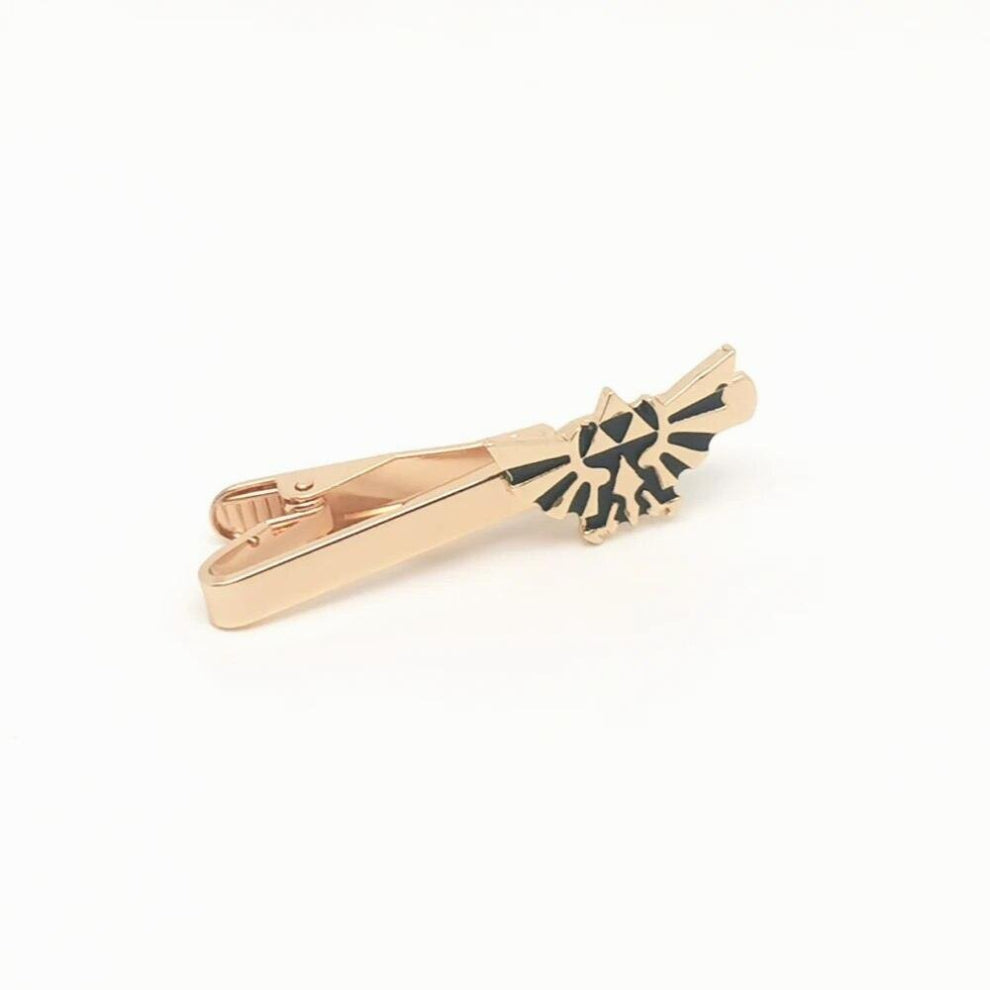 Classic Arcade Games Tie Clips Golden wings butterfly Metal Jewelry Small accessories Man Gift