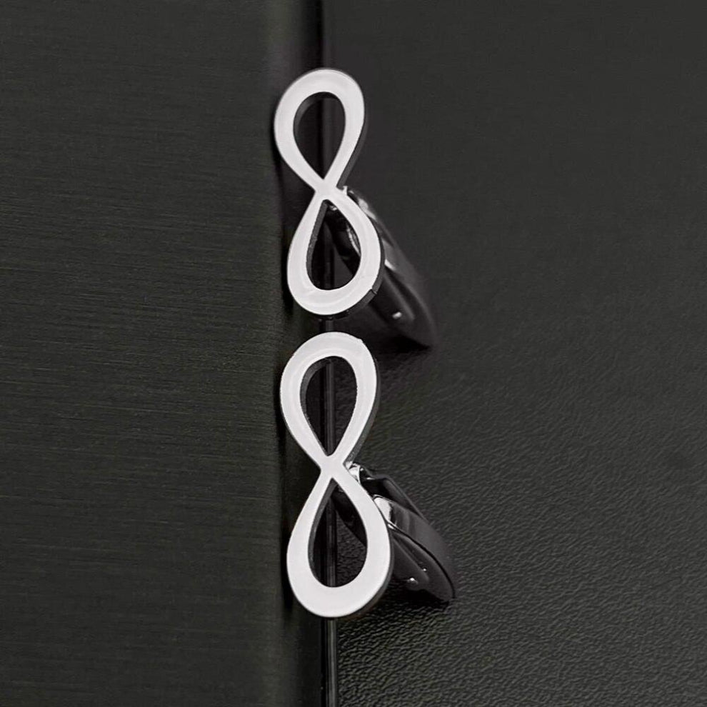 Infinity Cufflinks for Mens Wedding Guest Husband Souvenirs Stainless Steel Men Shirts Cuff Jewelry Love Loyalty Symbols