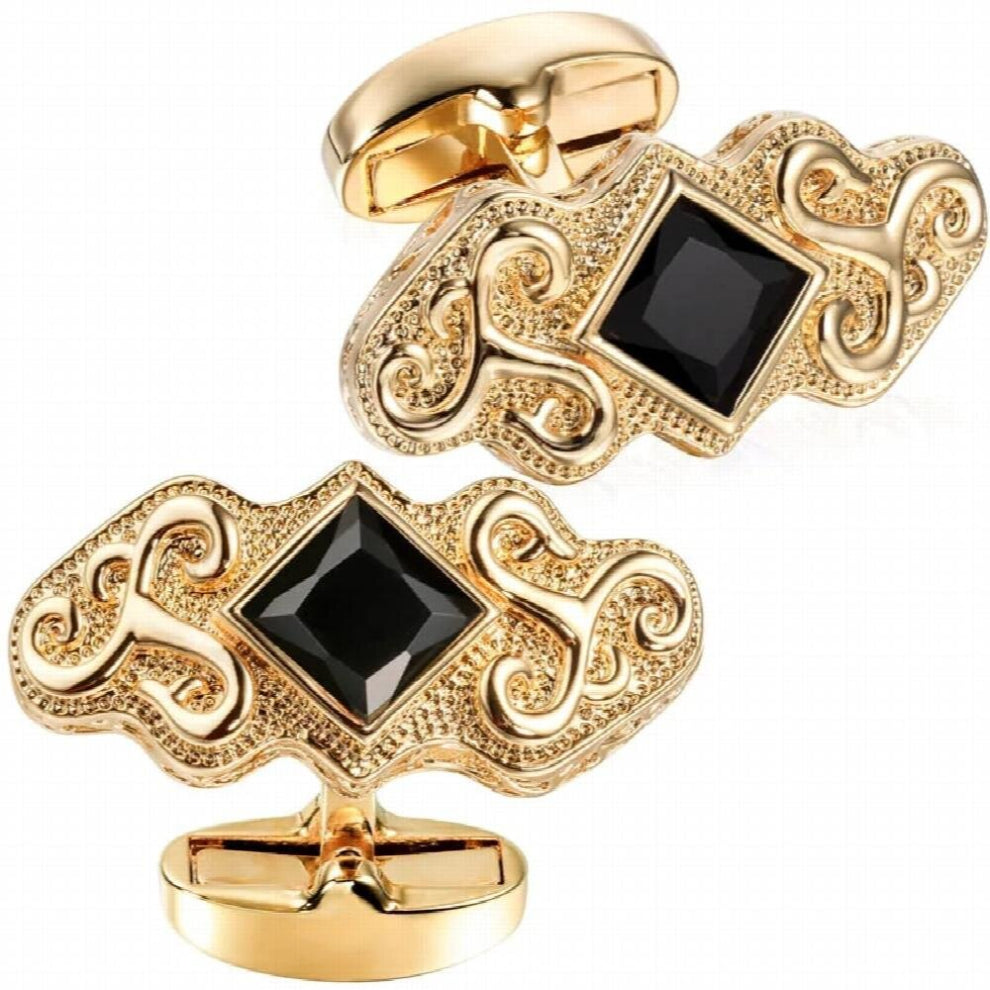 Arrival High Unique Shirt Cufflinks For Mens Wedding Shirt With Crystal -4 Crystal Optional