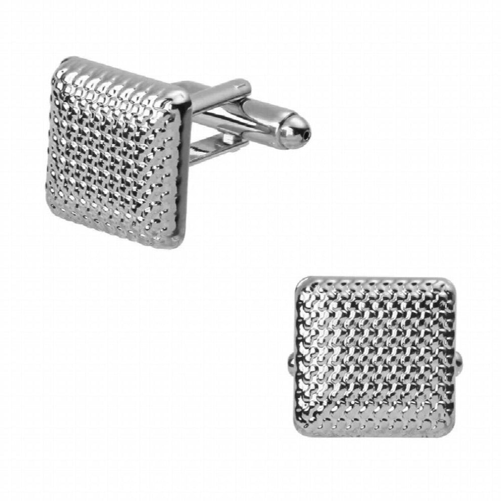 Mens shirts Cufflinks high-quality copper material The silvery box frosted Cufflinks 5 pairs of for