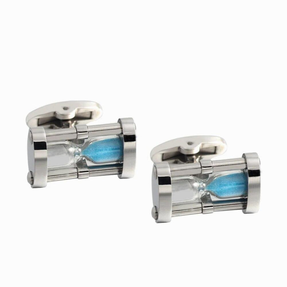 Hourglass Stainless Steel Shirts Cufflinks