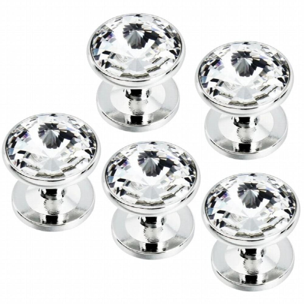 10 Colors Optional 5Pcs-Set Crystal Tuxedo Shirts Studs for Men Cufflinks Studs Set Wedding Party Jewelry