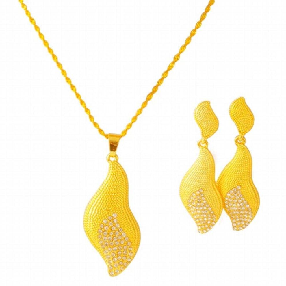 Nigerian Jewelry sets for Women Samll Arab-Africa Necklace-Earrings sets French Jewelry Girls Wedding Gift