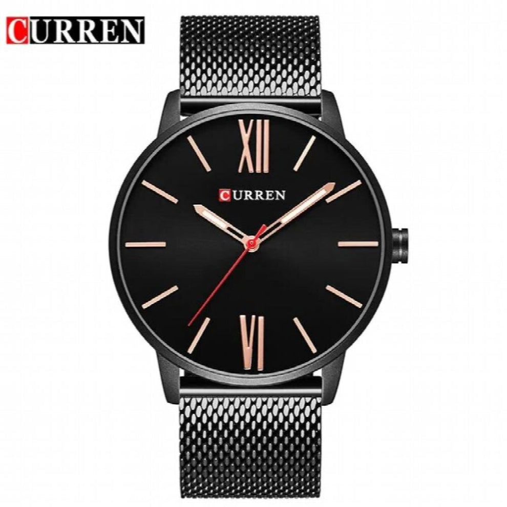 tops Minimalism Quartz wrist Watches for men relogio masculino - stainless steel 8238