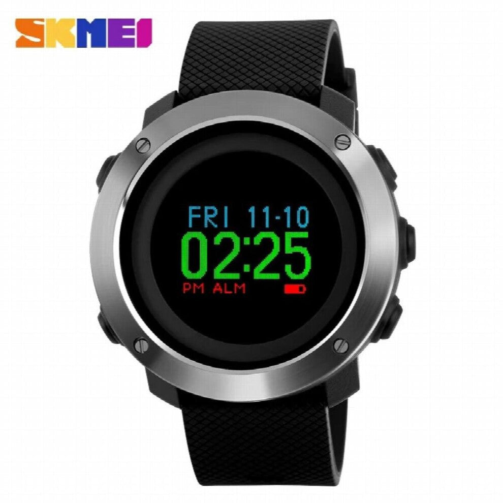 Watch Men Countdown Calorie Pedometer Seepingmonitor Watch Men 50M Waterproof Digital Mens Sport Watches
