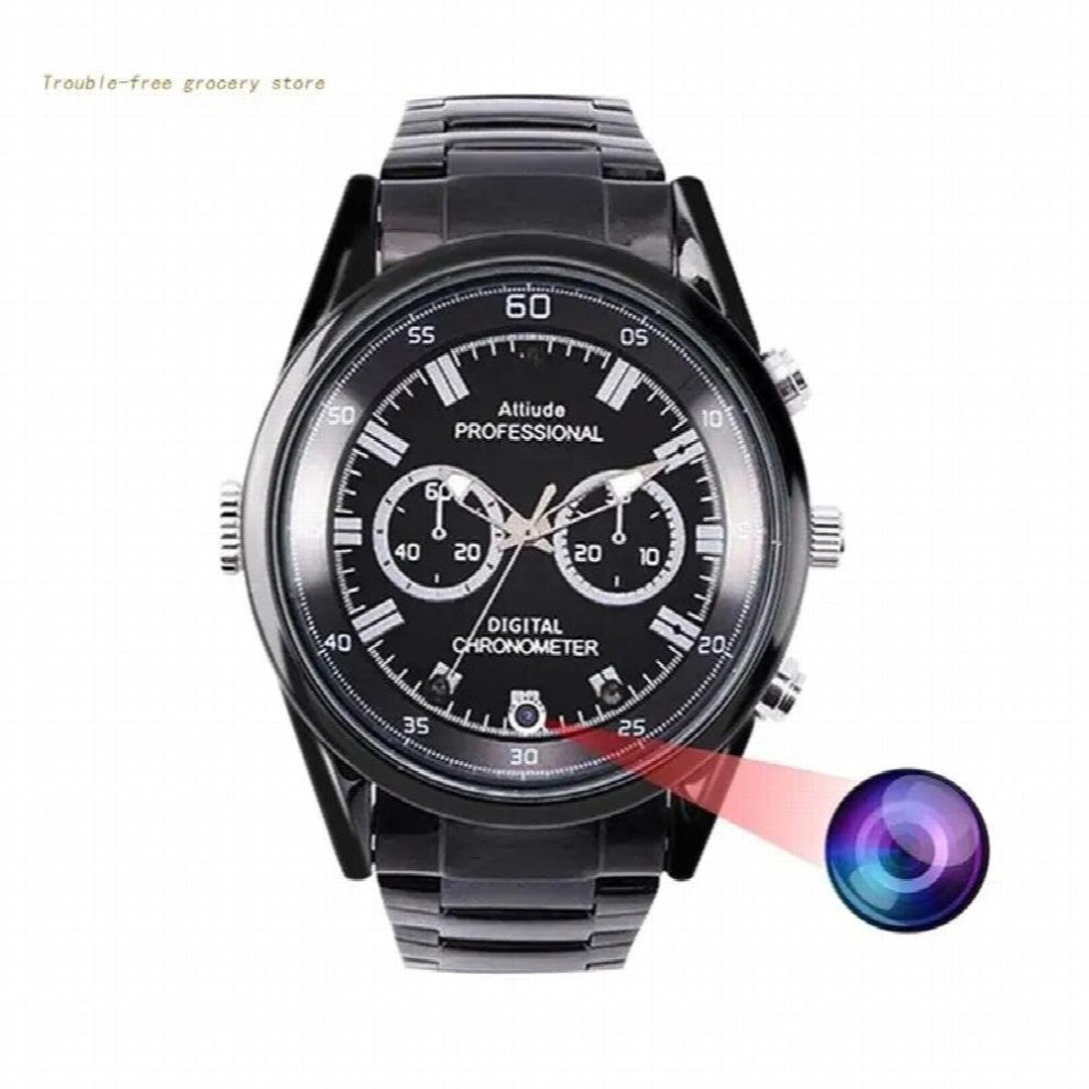 Wristwatch with Invisible Camcorder Waterproof Durable Multifunction Watch