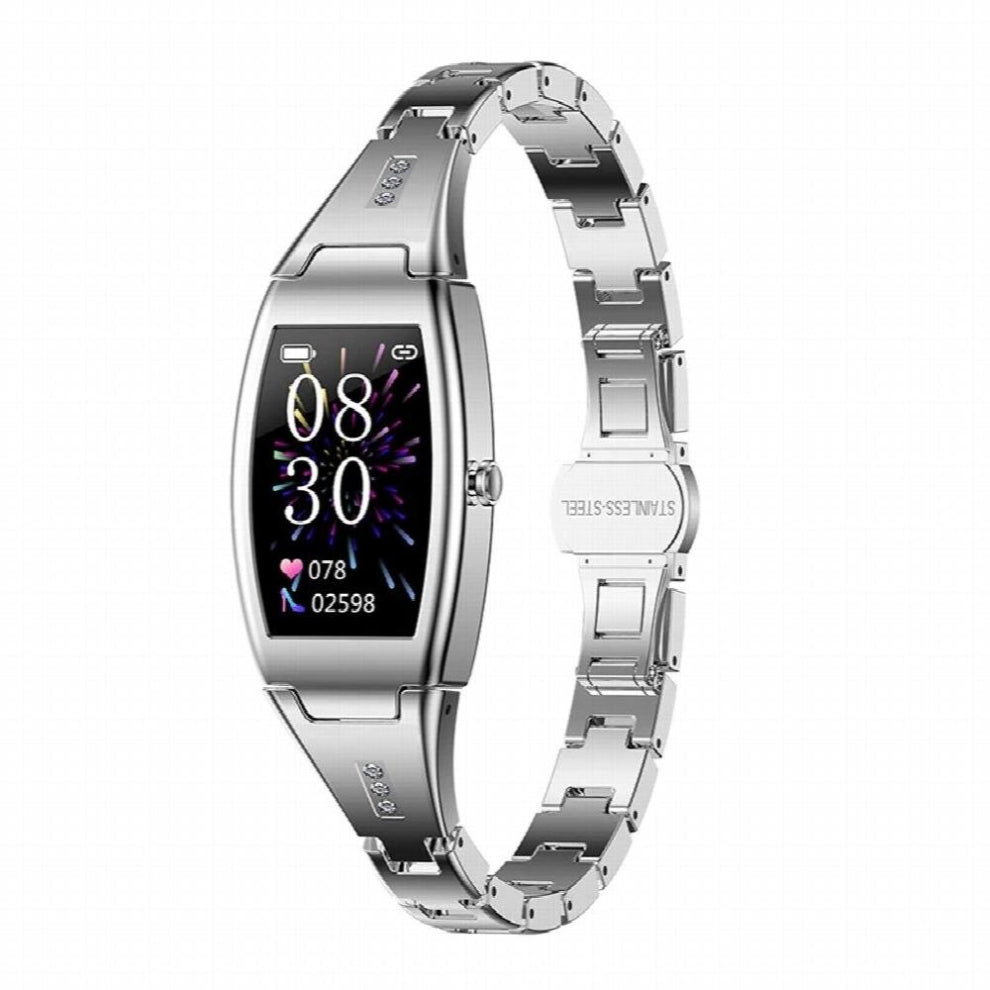 Rose Heart Rate Monitor Smartwatch Women Smart Watch Waterproof Bracelet Watches for Women Ladies Pedometer Clock