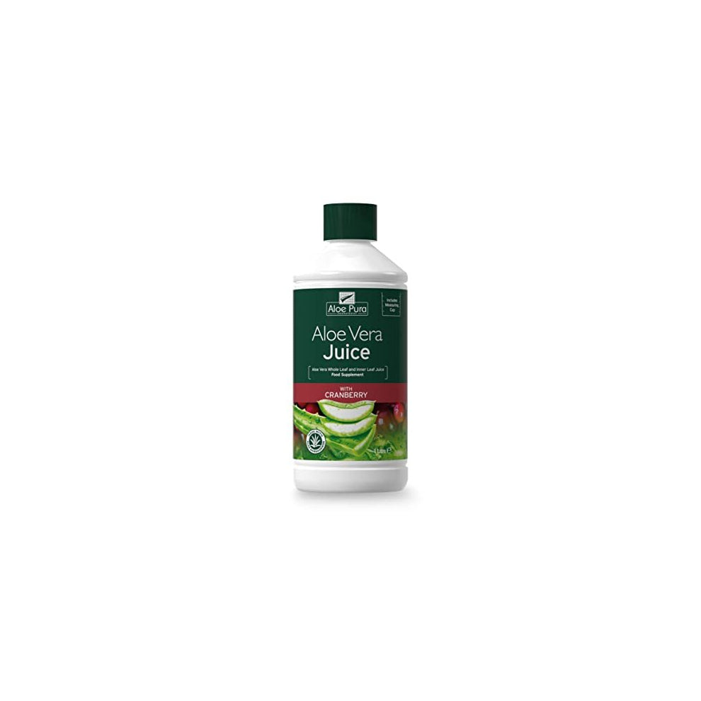 Aloe Vera Cranberry Juice, 1 L (Pack of 1)