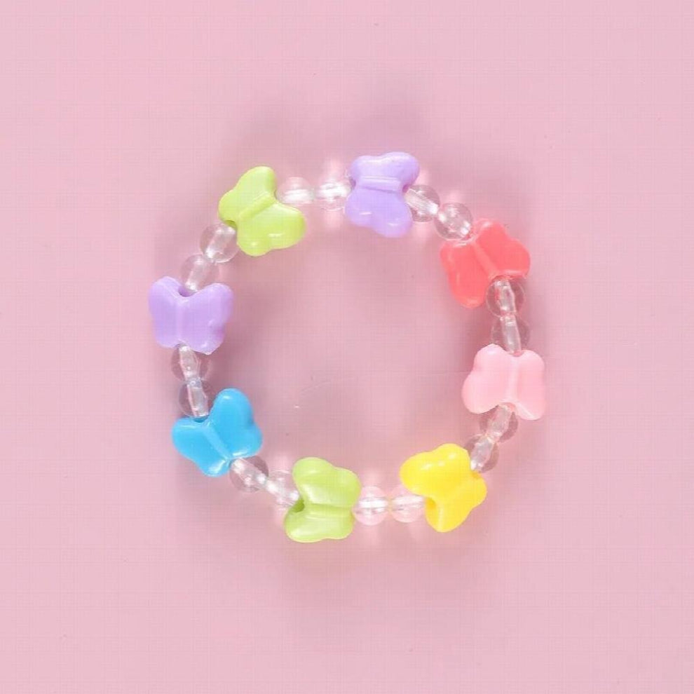 Cartoon Butterfly Acrylic Child Sweet Sweater Necklace Bracelet Girls Childrens Jewelry Kids Toys