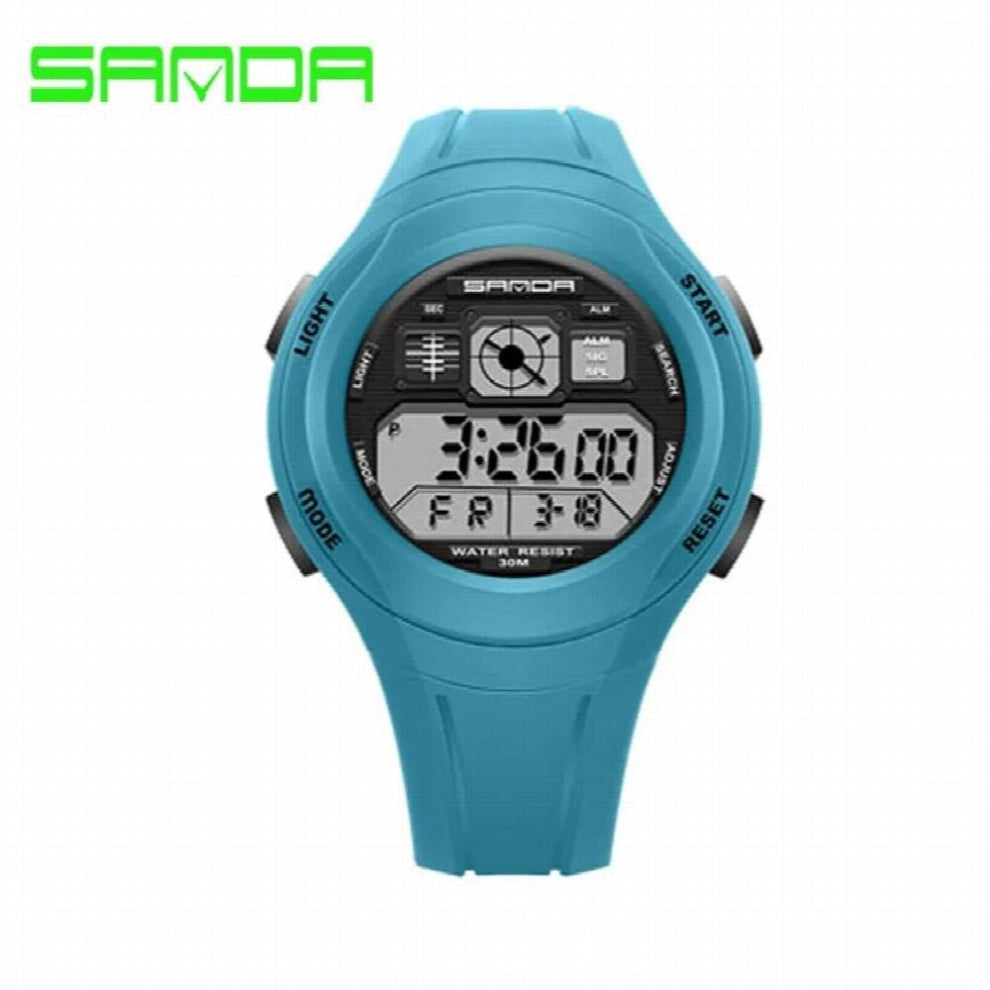 SANDA Children Watches LED Digital Multifunctional Waterproof Wristwatches Outdoor Sports Watches for Kids Boy Girls #331