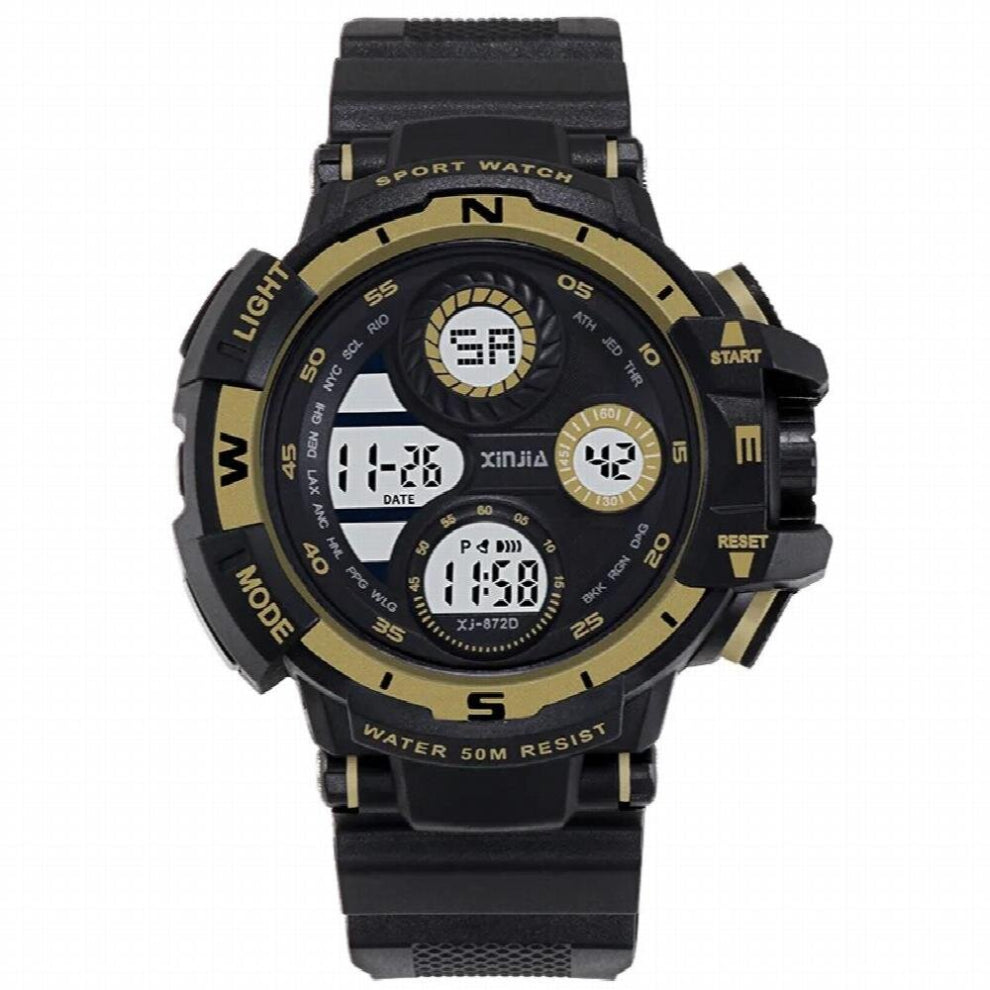 military watch waterproof sports watches mens LED digital watch clock camping diving relogio masculino