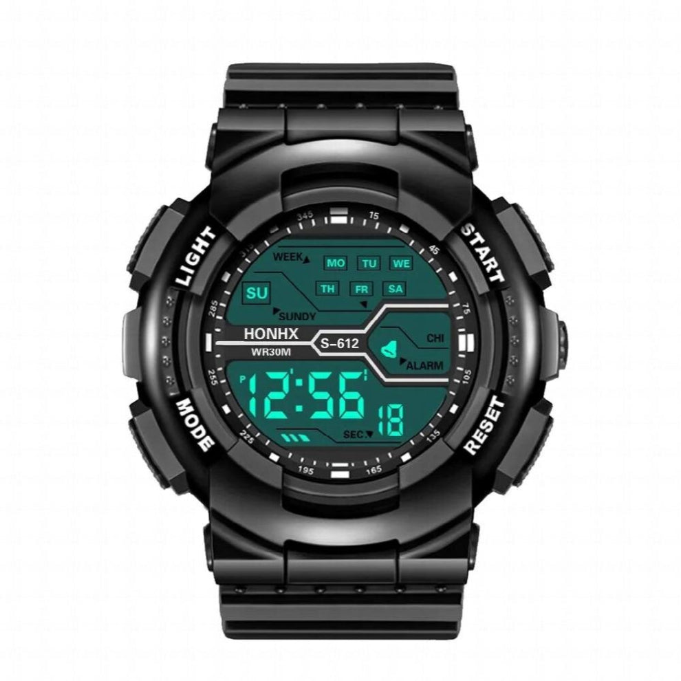 Camouflage Digital Watches Waterproof Mens Boy LCD Digital Stopwatch Date Rubber Sport Wristwatch Casual Digital Watch