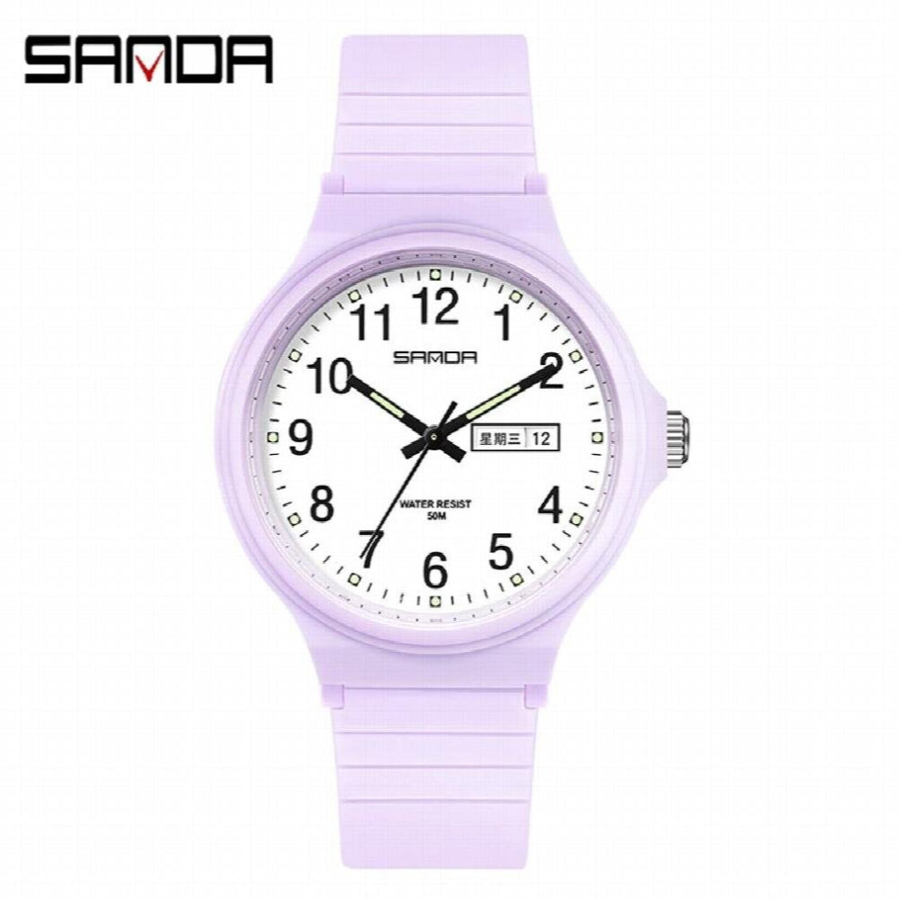 Sanda Top Women Quartz Watches Minimalism Style Ladies Wristwatch Waterproof Watch Clock Reloj