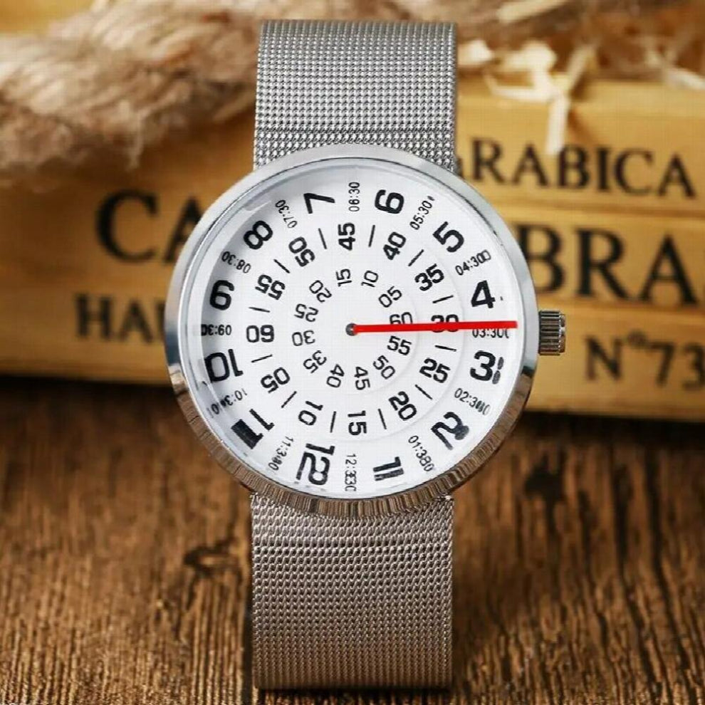 PAIDU Watches Men Sports Watches Creative Turntable Red Hands Stainless Steel Watches Man Watch reloj hombre