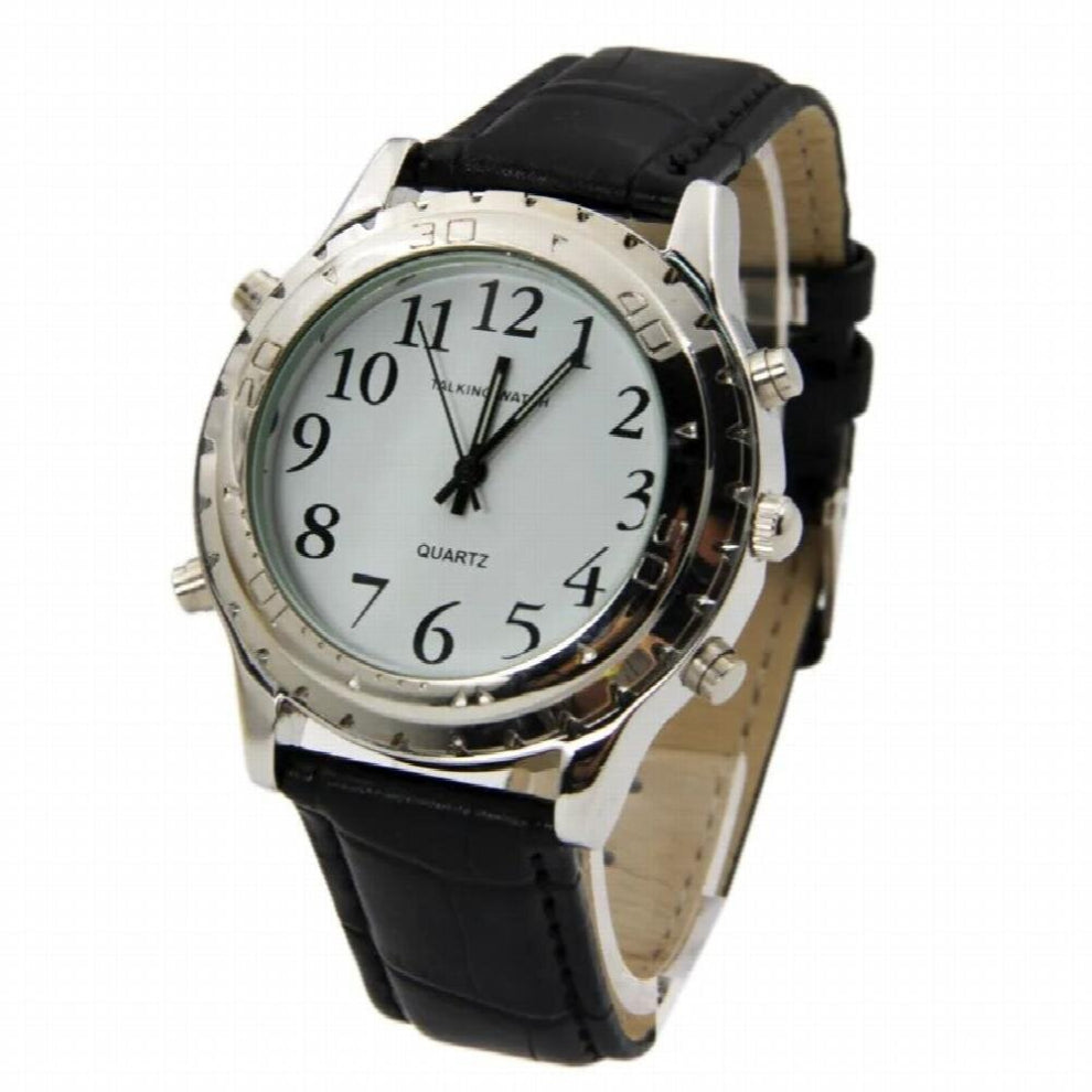 Men Watches English Talking Clock For Blind Or Visually Impaired Watch Yourself Relogio Masculino Montre Homme