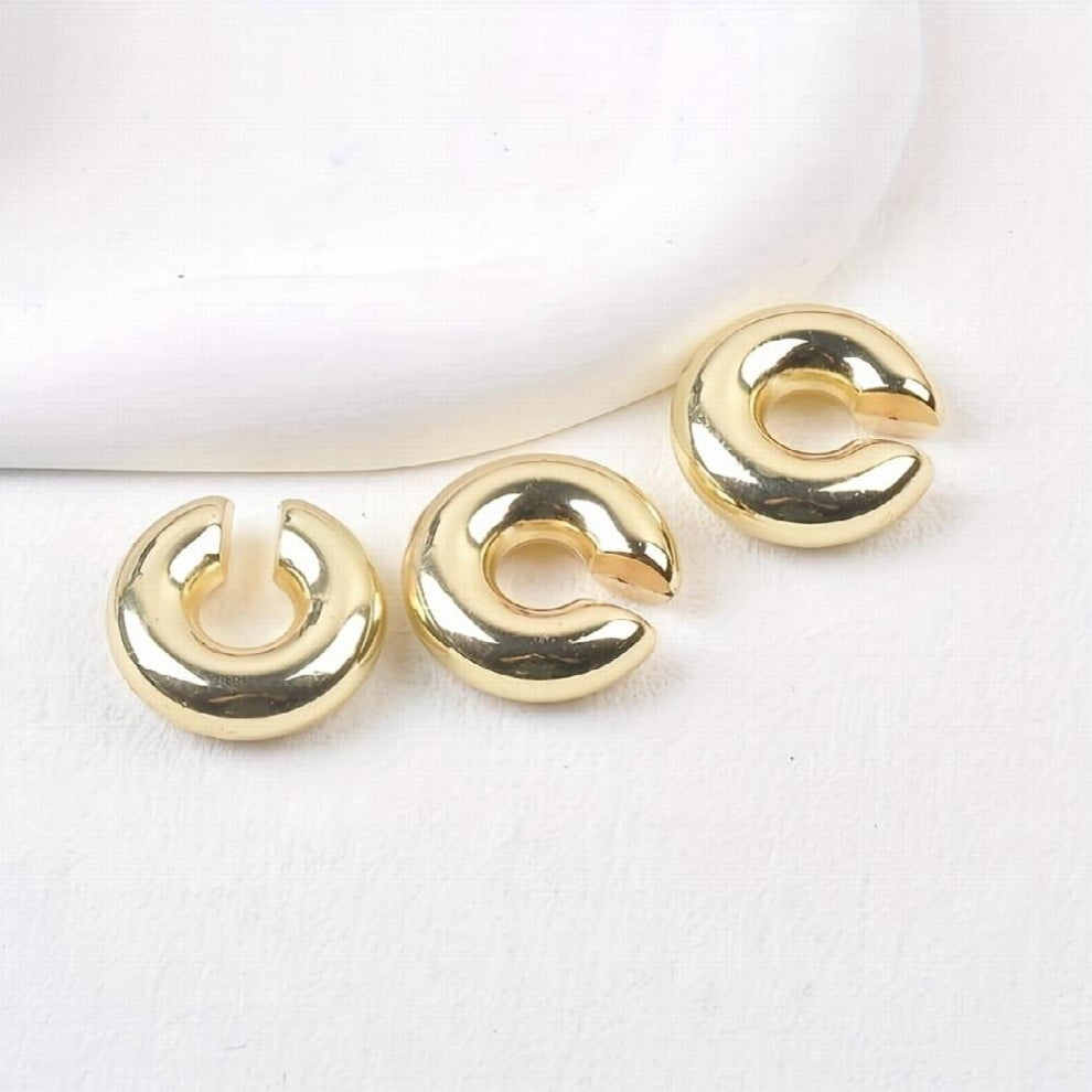 3pcs Ear Bone Clip Metal Feeling Glossy European And American Niche Temperament All match Ear Clip