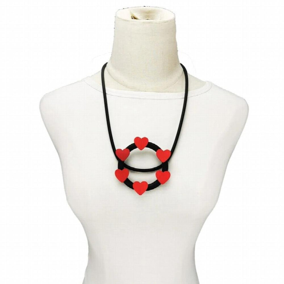 Multicolor Wood Jewelry Gothic Pendant Necklaces Women Necklace Ethnic Clothing Accessories Chokers Jewellery