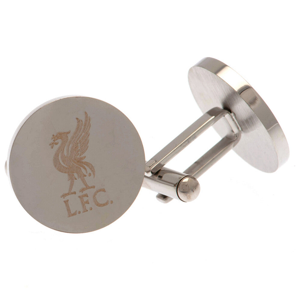 Liverpool FC Round Stainless Steel Cufflinks