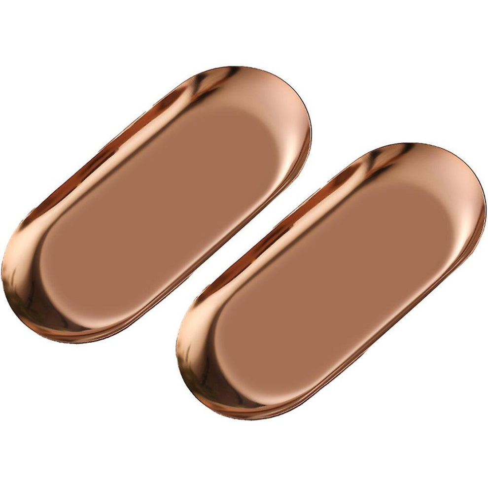 Stainless Steel Jewelry Tray Desktop Storage