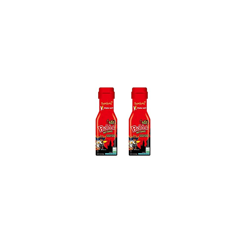 Samyang Extremely Spicy (Double Spicy) 2xSpicy Buldak Hot Chicken Flavour Sauce 200g Halal (Pack of 2), by CNMART