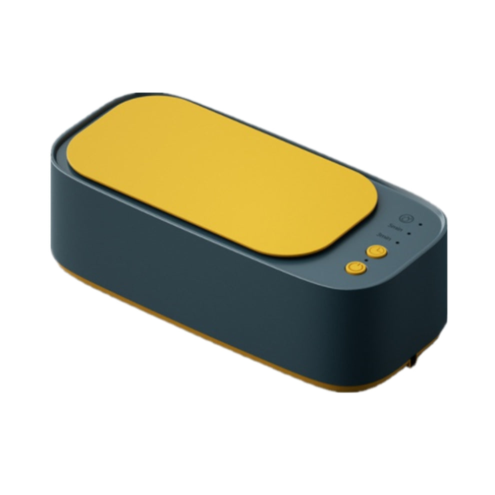 Ultrasonic Cleaning Machine Portable Home Rings Glasses Cleaner Household Jewelry Glasses Watch Washing Accessory (Green)