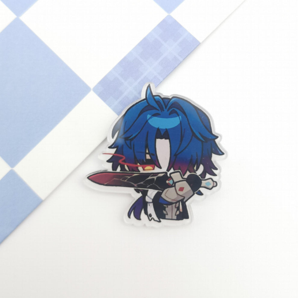 1Pc Cartoon Acrylic Brooches Boys And Girls Clothing Pins Scarves Bags Decorations Party For Friends