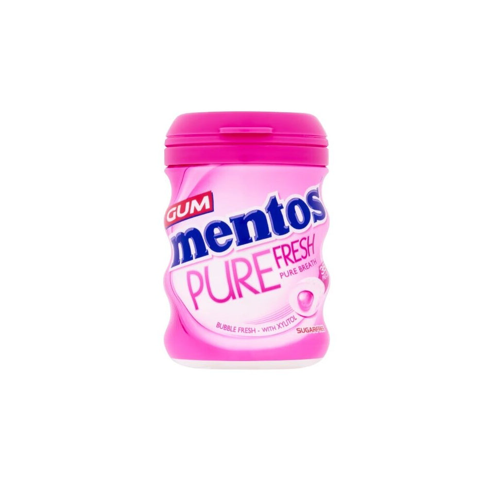2 x Mentos Pure Fresh Bubble Fresh Gum 35 Pieces 70G