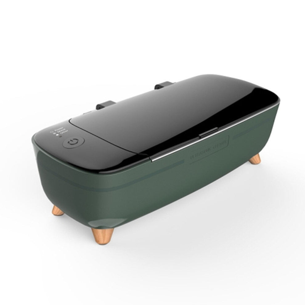 Household Ultrasonic Cleaning Glasses Jewelry Watch Cleaner (Green)