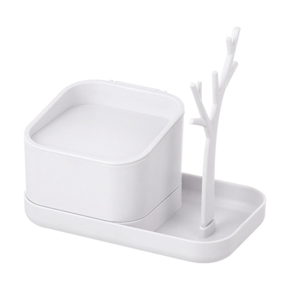 Creative Multi-function Mini Desktop Jewelry Storage Box Pendant Storage Rack