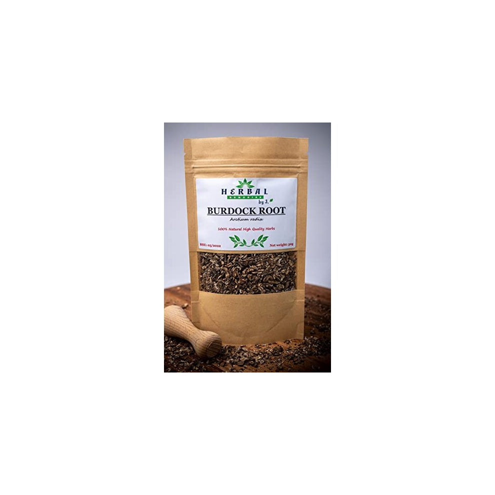 Burdock Root Tea 100g - Antioxidant Healthy Hair Growth - Purifying Tonic - Herbal Remedies by J. - Lopian korzen
