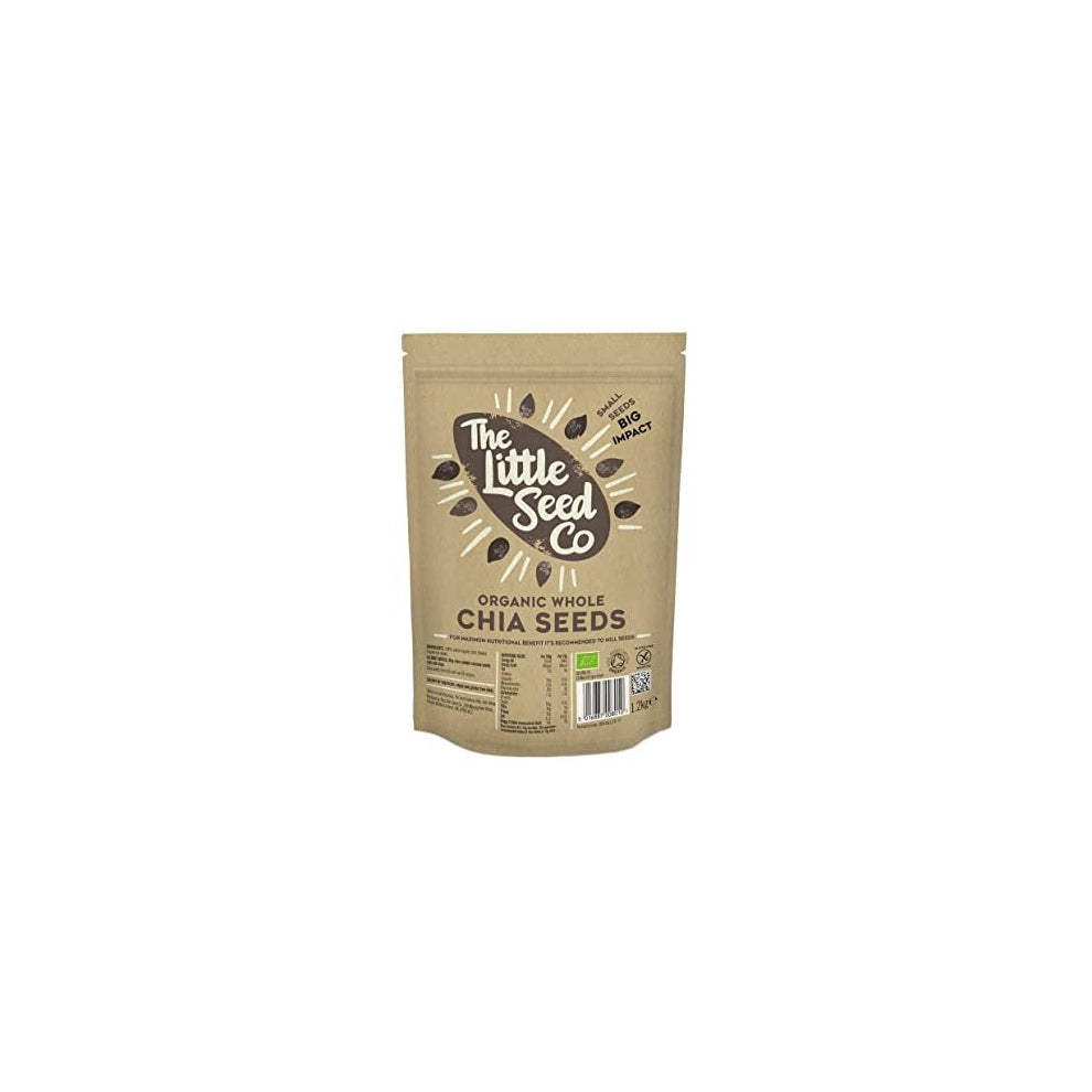 Organic Whole Chia Seeds - 1.2kg