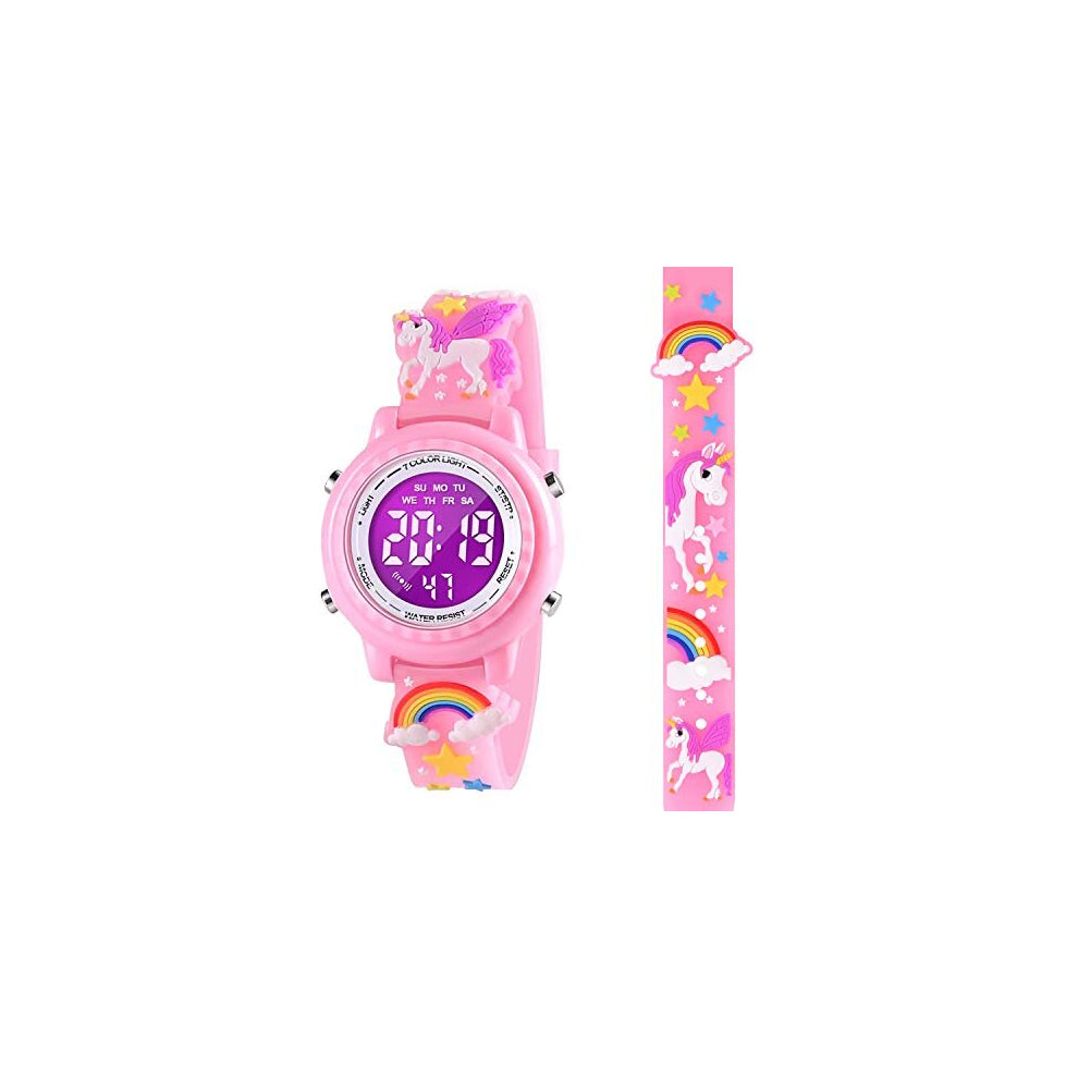Kids Toys for Girls Age 4 5 6 7, Unicorn Watches for Kids Girls Idea Gifts for Kids Age 5-10 Thanksgiving Gifts Holiday Gifts Birthday Toy for 3 4 5 6