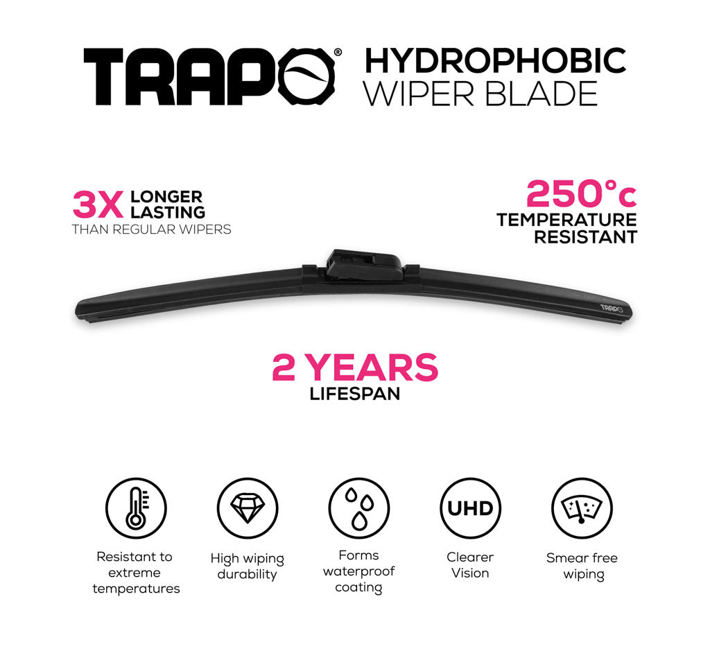TRAPO Hydrophobic Wiper Blades for Mercedes-Benz CLA C117 (2016-Present)