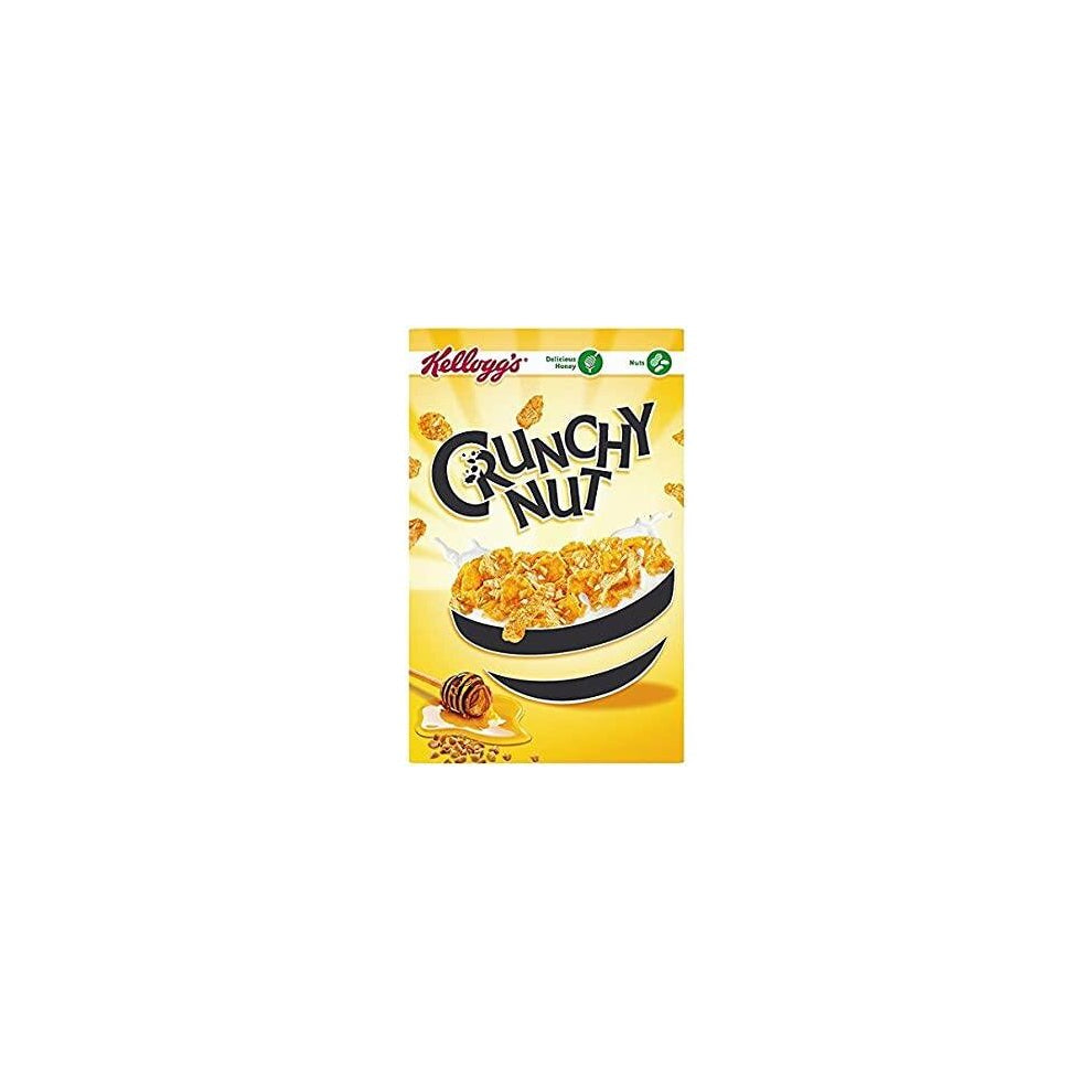 Kellogg's Crunchy Nut Corn Flakes 1kg – Honey & Peanut Crunch with Vitamins D, B6 & B12, No Artificial Colours or Flavours